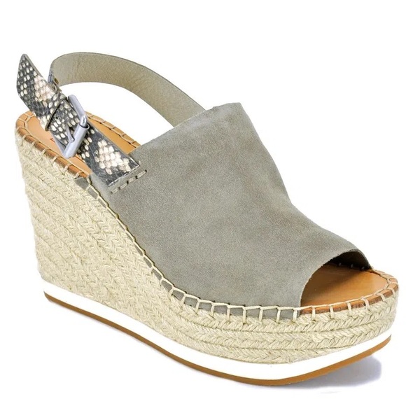 Dolce Vita Shoes - Dolce Vita Shan Suede Wedge Espadrille Sage Size 8